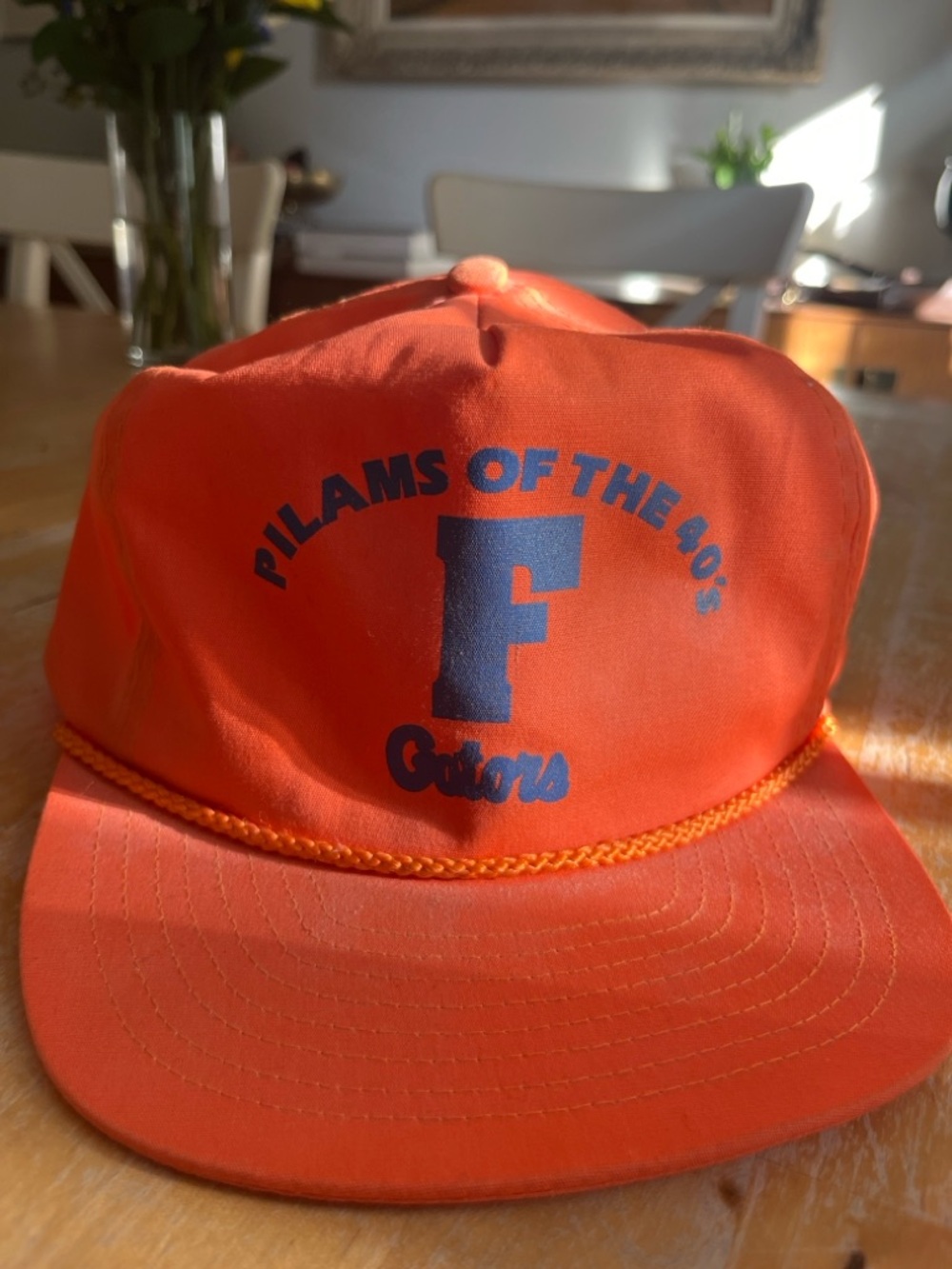 Vintage 1980s University of Florida Gators Snapback Hat – “Pilams of the 40’s”